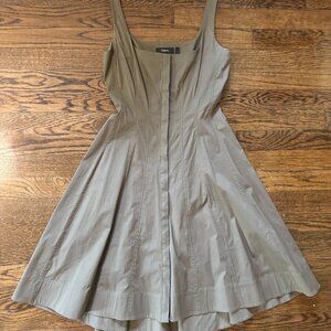 Theory Olive Green Dress